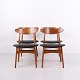 Hans J. Wegner Sæt af 4 CH30 Spisebordsstole for Carl Hansen & Søn 1950