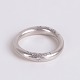 Ole Lynggaard Ring 18 karat hvidguld med en diamant