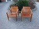 Two safarichairs in brown leather in very good condition 
5000 m2 showroom