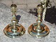 A pair of brass næstved from around 1760. Newly polished, very nice. Price for 
the pair 4800 kr. 
5000m2 showroom.
