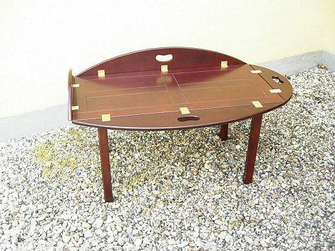 Prestige Rede Desværre Engelsk butler sofabord i mahogni pæn stand * 5000 m2 udstilling * - Osted  Antik & Design