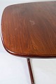 Dining table with extensions in rosewood of danish design manufactured by Skovby from the 1960s.5000m2 showroom.
