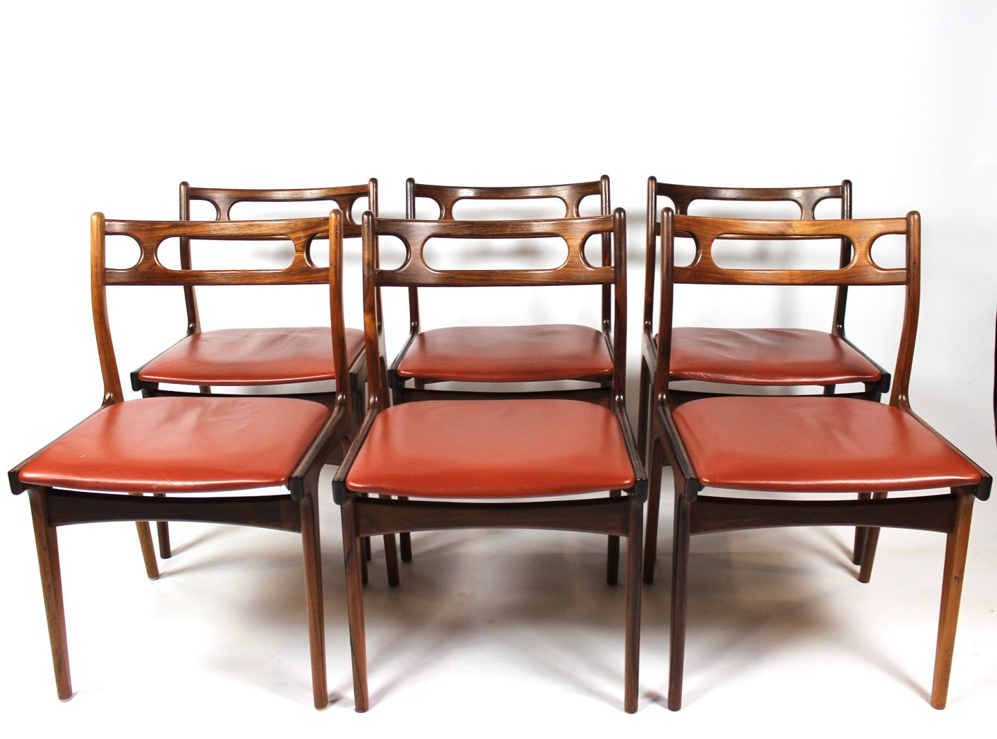 Håbefuld Indflydelse Forstærker Sæt af 6 stole, model 138, Johannes Andersen Danmark fra 1960. * 5000m2  udstilli - Osted Antik & Design