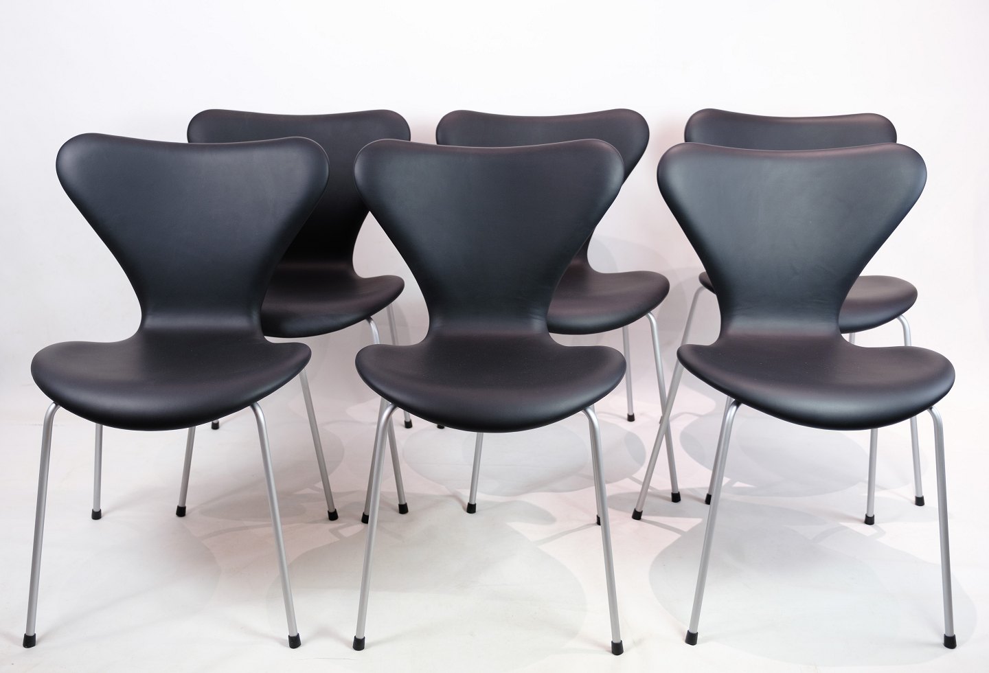 toksicitet Intakt Stå sammen Sæt af seks Syver stole, model 3107, Arne Jacobsen, Fritz Hansen, 1967 *  Flot st - Osted Antik & Design