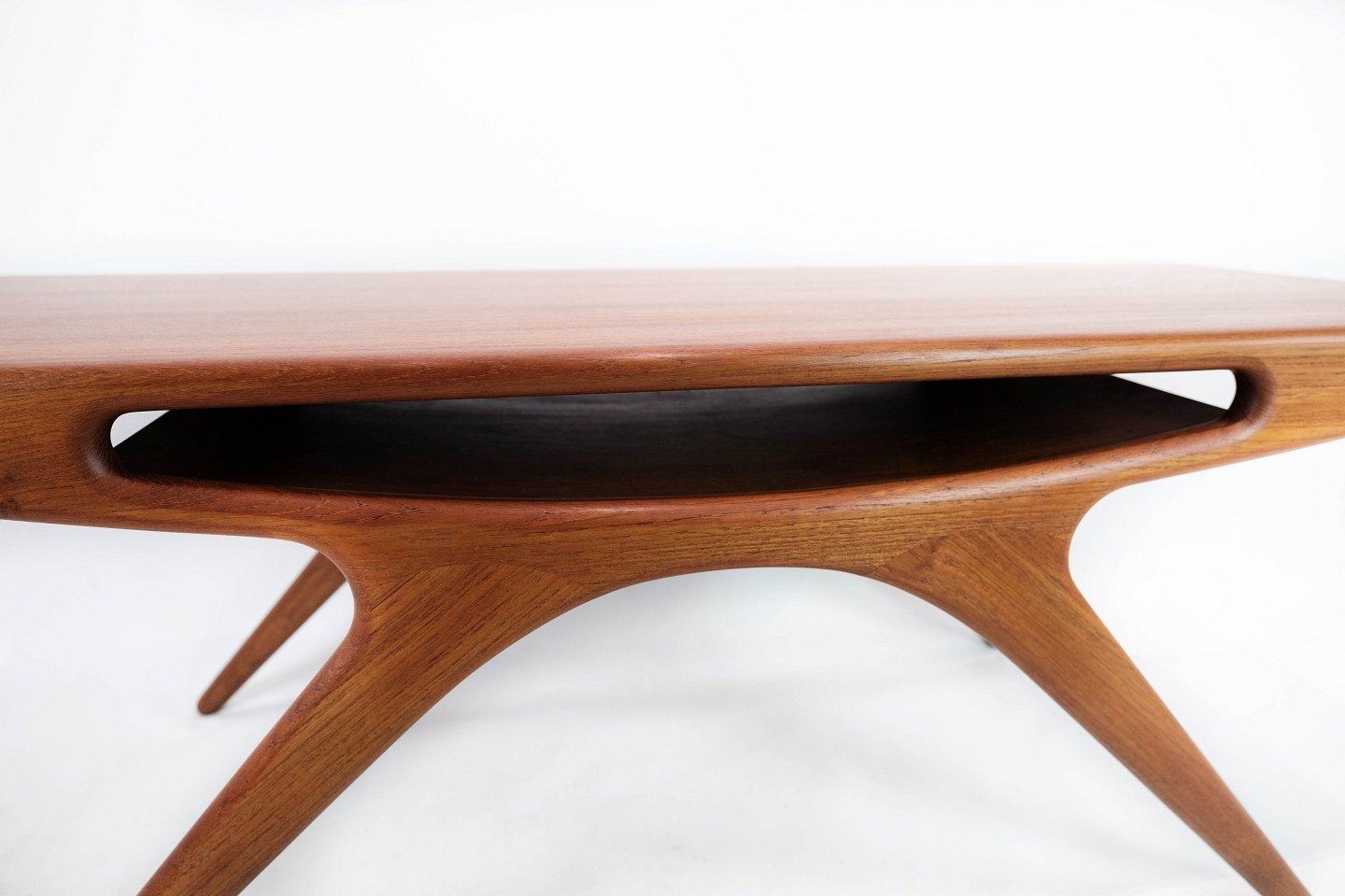 Sofabord, "Smilet" teak designet Johannes Andersen og fremstillet af CFC Si - Antik & Design