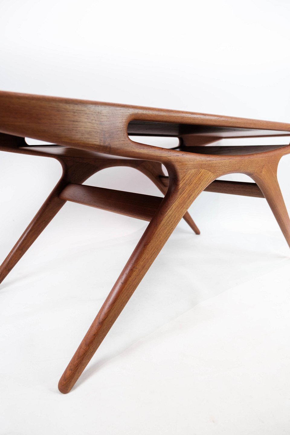 Sofabord, "Smilet" teak designet Johannes Andersen og fremstillet af CFC Si - Antik & Design