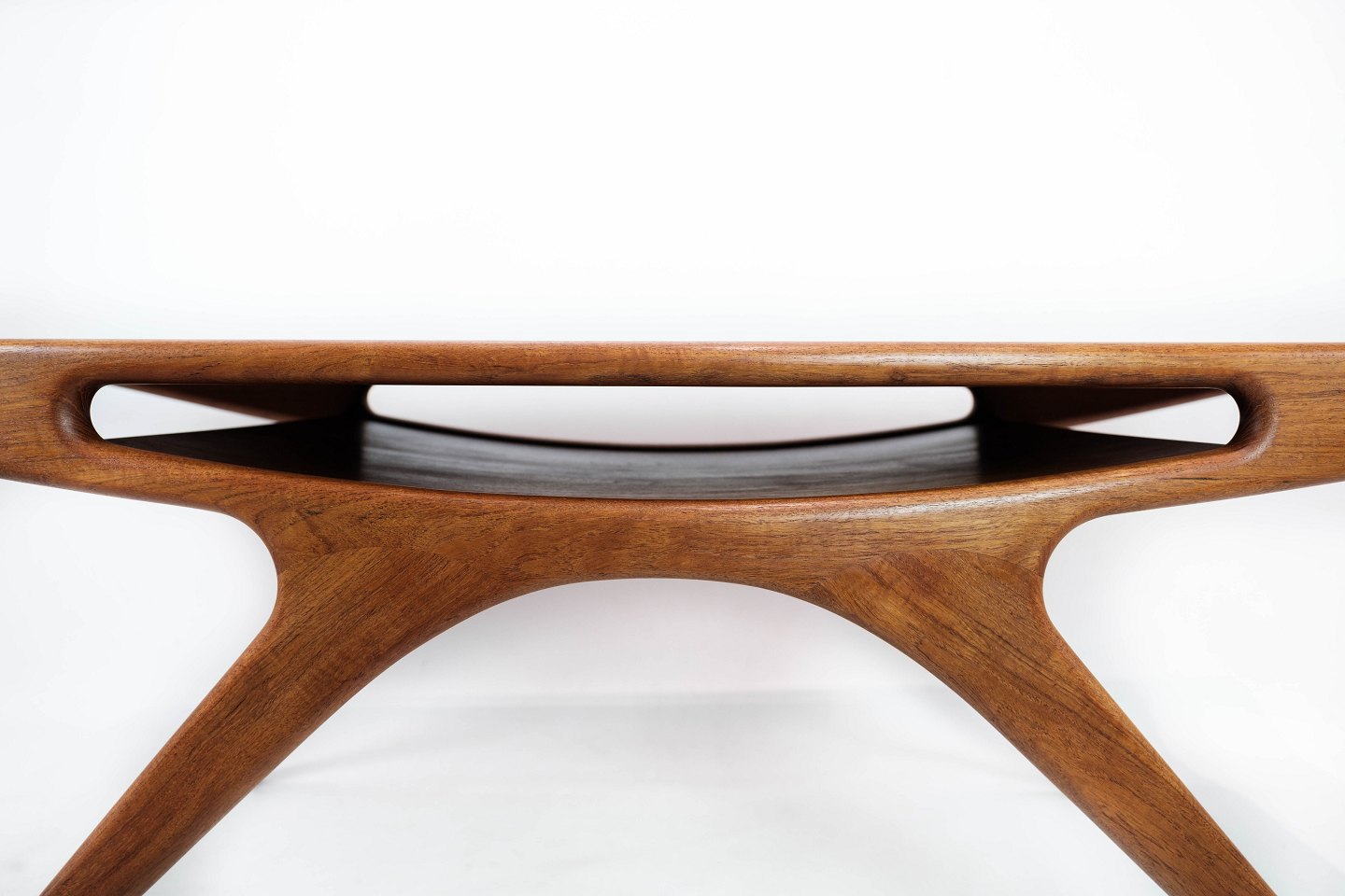 Sofabord, "Smilet" teak designet Johannes Andersen og fremstillet af CFC Si - Antik & Design